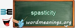 WordMeaning blackboard for spasticity